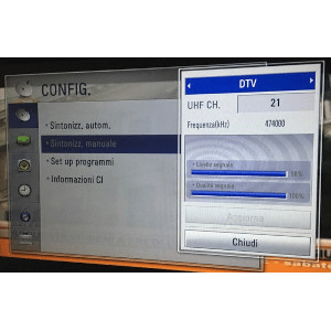 come risintonizzare la tv