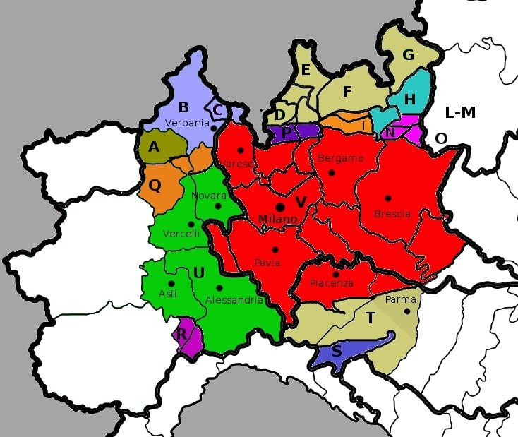Lombardia mappa dello switch off