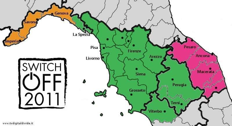 Mappa digitale terrestre 1