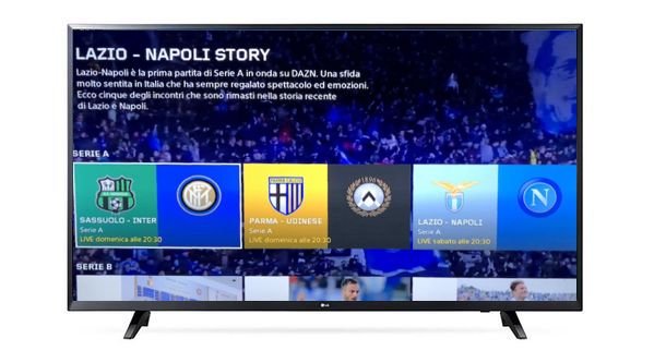 tv samsung dazn