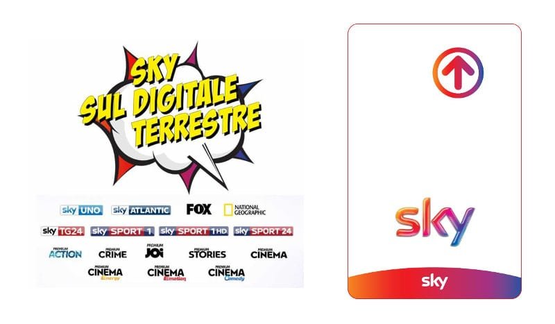 come attivare tessera sky digitale terrestre