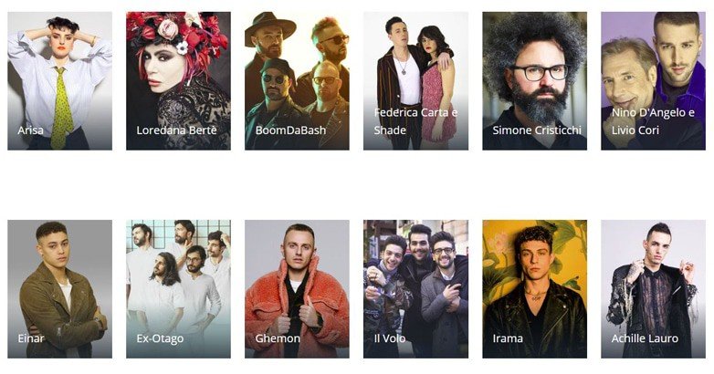 Sanremo 2019 scaletta cantanti finale ospiti