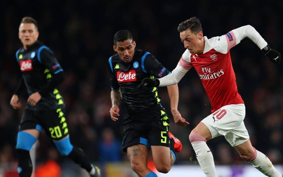 napoli arsenal in tv e streaming