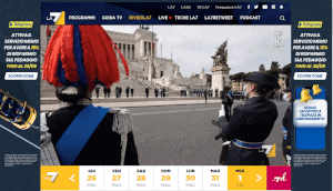 come rivedere programmi la7