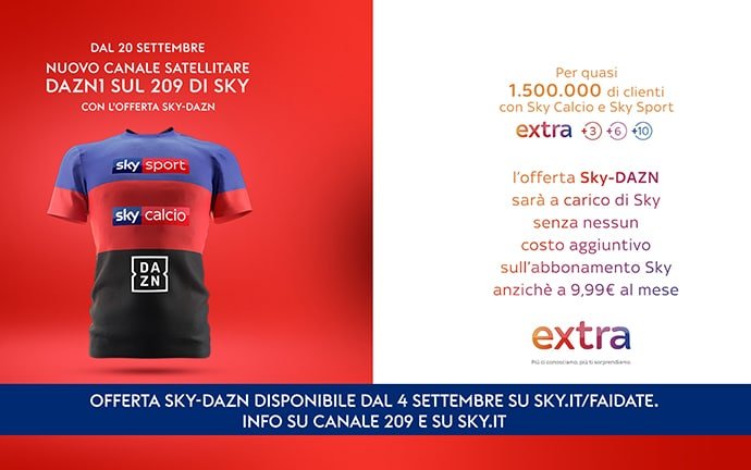 sky dazn canale 209