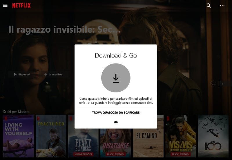 netflix offline film serie tv pc mac