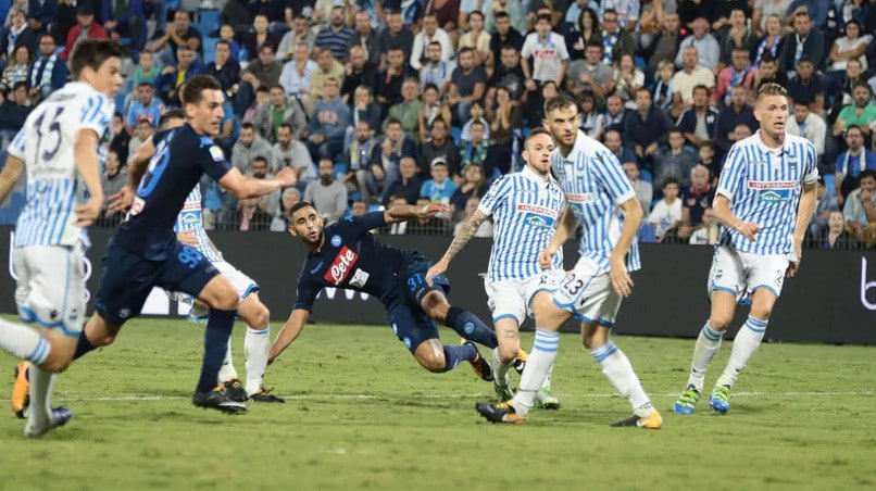 spal napoli streaming dazn tv