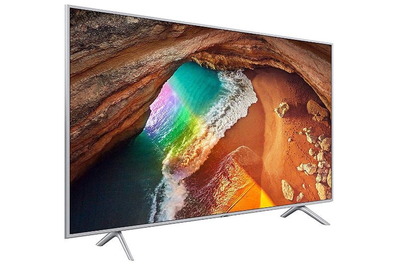 Samsung QE65Q64RATXZT Serie Q64R, QLED Smart TV 65", Ultra HD 4K, Wi-Fi, Silver, 2019