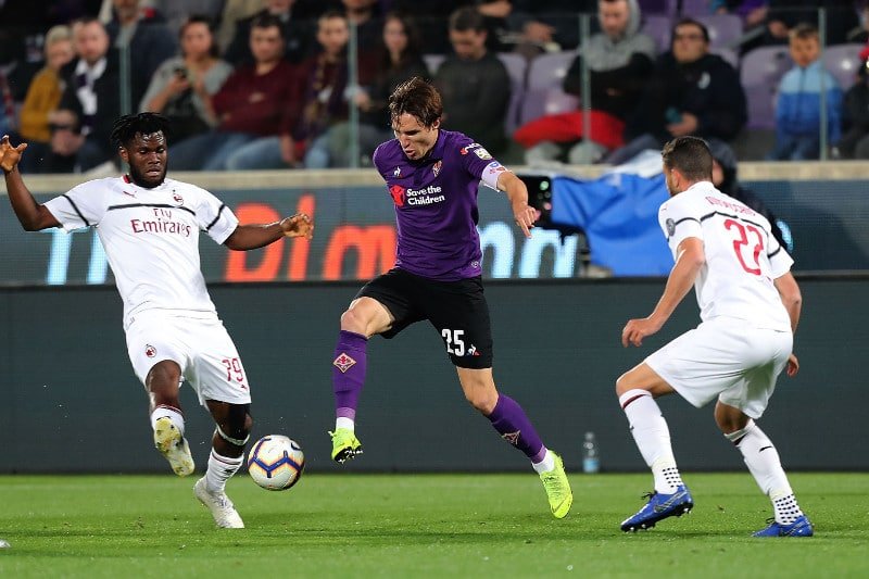fiorentina milan dove si vede dazn sky.