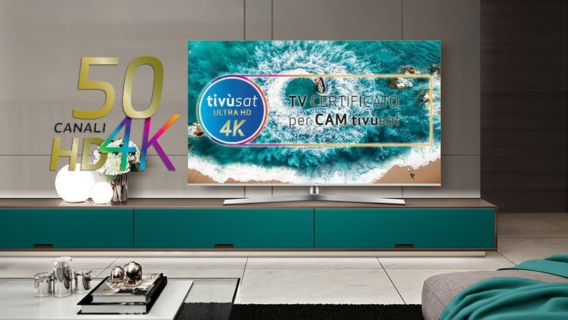 migliori tv certificati tivusat hd 4k