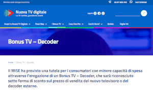 come richiedere bonus tv 100 euro