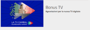 il bonus tv 100 euro per Italiani