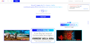 Come passare a Sky