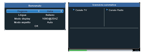 Decoder I-ZAP T365 Prima installazione